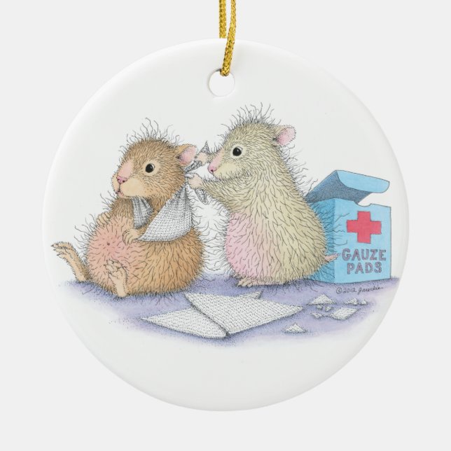 WeePoppets® - prydnadar Julgransprydnad Keramik (Framsidan)