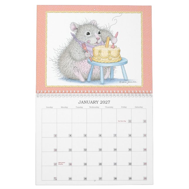 WeePoppets® väggkalender Kalender (Jan 2027)