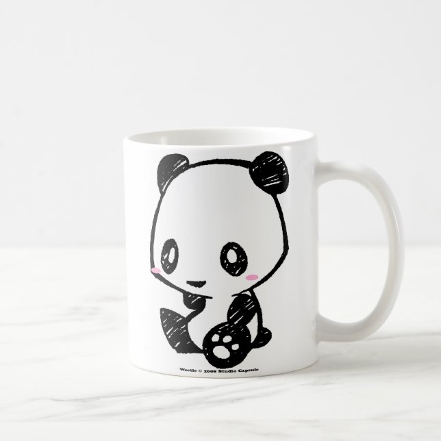 Weetle Panda Kaffemugg (Höger)