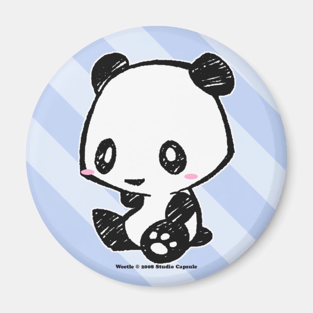 Weetle Panda Magnet (Framsidan)