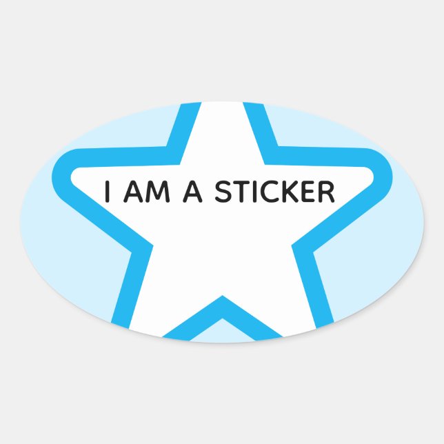 wegbawrgawe ovalt klistermärke (Framsida)