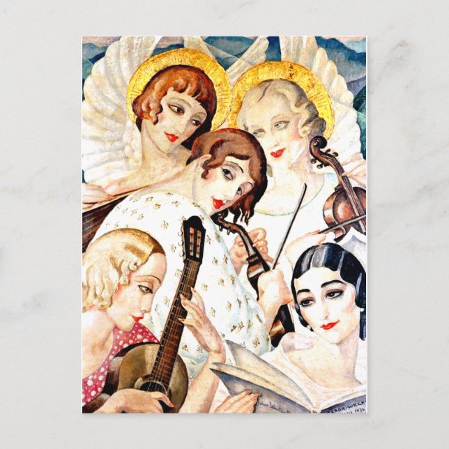 Wegener - A Johann Sebastian Bach Humblement Vykort (Framsida)