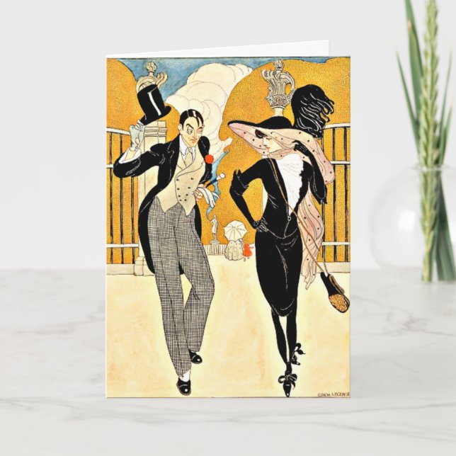 Wegener - An Elegant Couple, 1920-talet Kort (Framsida)