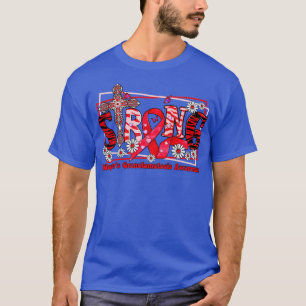 Wegeners Granulomatosis Awareness kor ribbon Str T Shirt