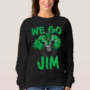 WeGoJim Bror Kultur Gym Träningsomslag Pump Fitnes T Shirt