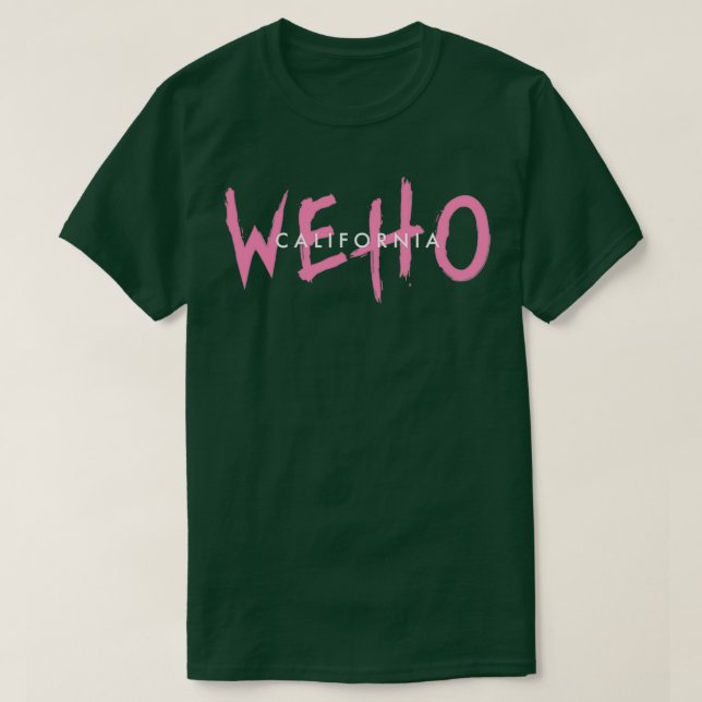 WEHO CALIFORNIA T SHIRT (Design framsida)
