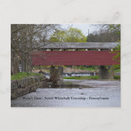 Wehr's Dam - South Whitehall Township - PA Vykort