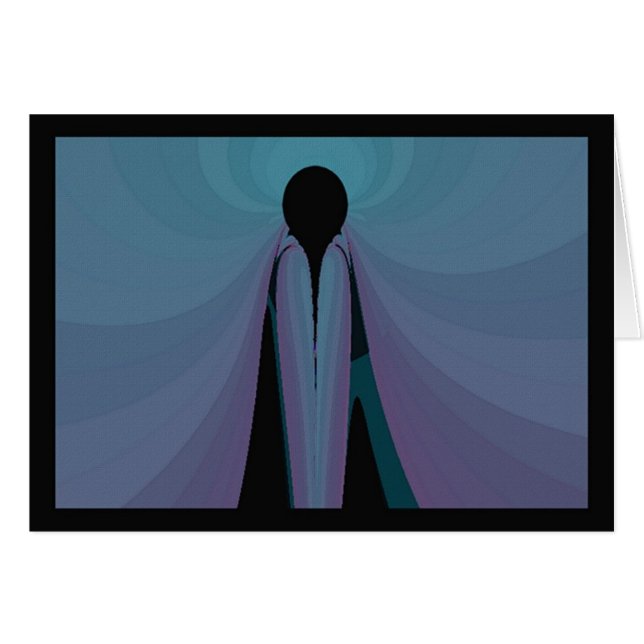 Wehya det Unknowable Hälsningskort (Framsidan Horizontal)