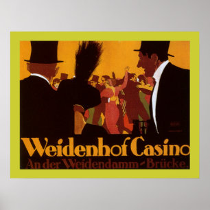Weidenhof kasinoaffisch poster