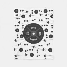 Weight Training Fitness Dumbbell Bodybuilding Namn Fleecefilt