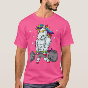 Weightlift Unicorn Funny Deadlift Gym Gift T Shirt