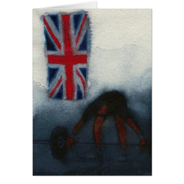 Weightlifter 2010 hälsningskort (Framsidan)