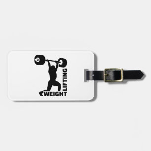 Weightlifting Bagagebricka