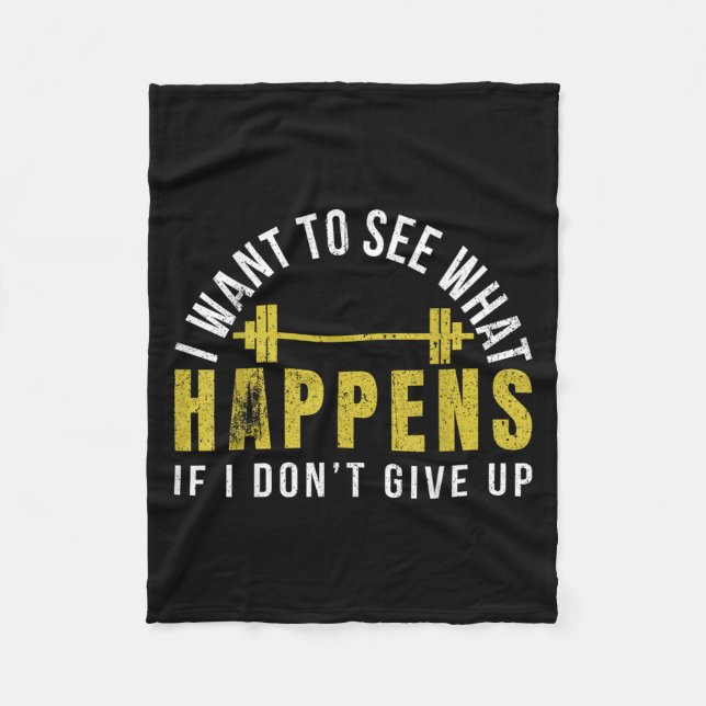 Weightlifting Bodybuilder Muscle Barbell Exercise  Fleecefilt (Framsidan)