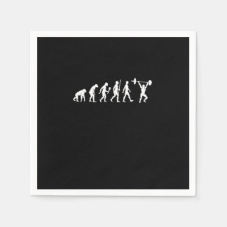Weightlifting Evolution Weightlifter Gym Gift Pappersservett