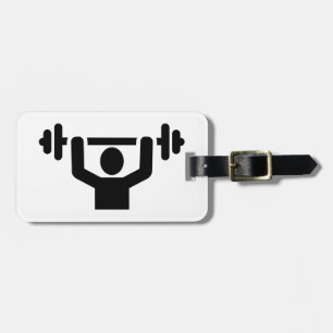 Weightlifting som powerlifting bagagebricka