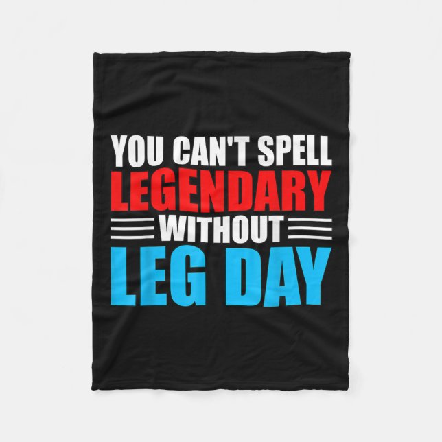 Weightlifting You Can't Spell Legendary Without Le Fleecefilt (Framsidan)