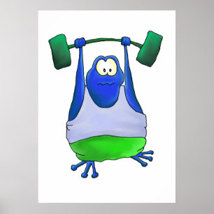 Weightliftinggroda Poster