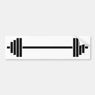 Weightliftingskivstång Bildekal