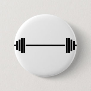 Weightliftingskivstång Knapp