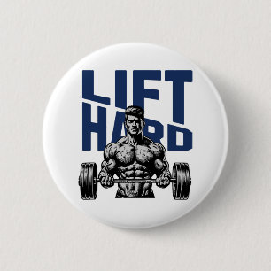 Weightlyftande Bodybuilding Gym Motivation Say Knapp