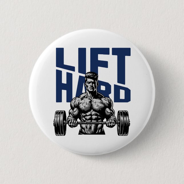 Weightlyftande Bodybuilding Gym Motivation Say Knapp (Framsida)