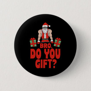 Weightlyftande Bodybuilding jul Santa Bro Do Knapp