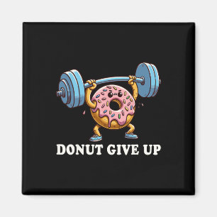 Weightlyftande - Funny Fitness Workout Gym Donut L Magnet