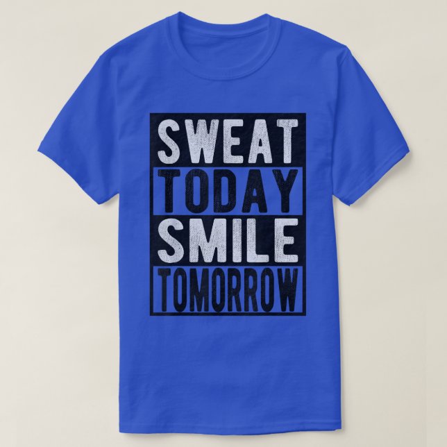Weightlyftande Funny Workout Gym Fitness Exercise  T Shirt (Design framsida)