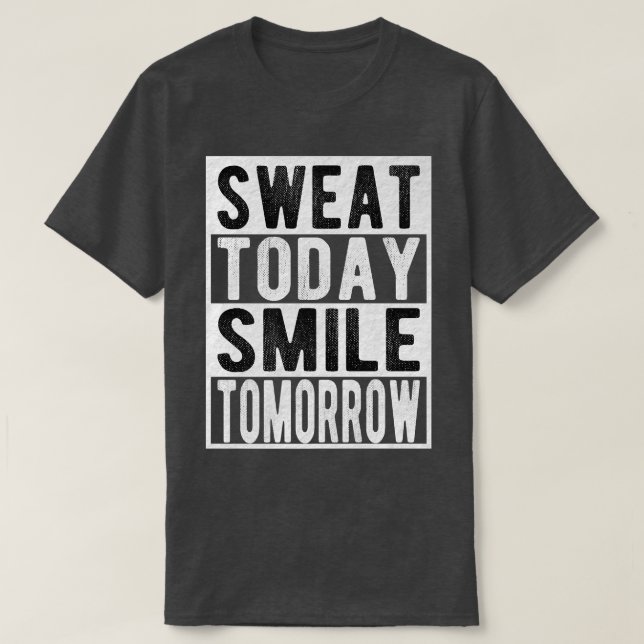 Weightlyftande Funny Workout Gym Fitness Exercise  T Shirt (Design framsida)