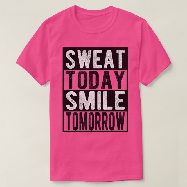 Weightlyftande Funny Workout Gym Fitness Exercise  T Shirt (Design framsida)