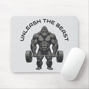Weightlyftande Gorilla Musmatta