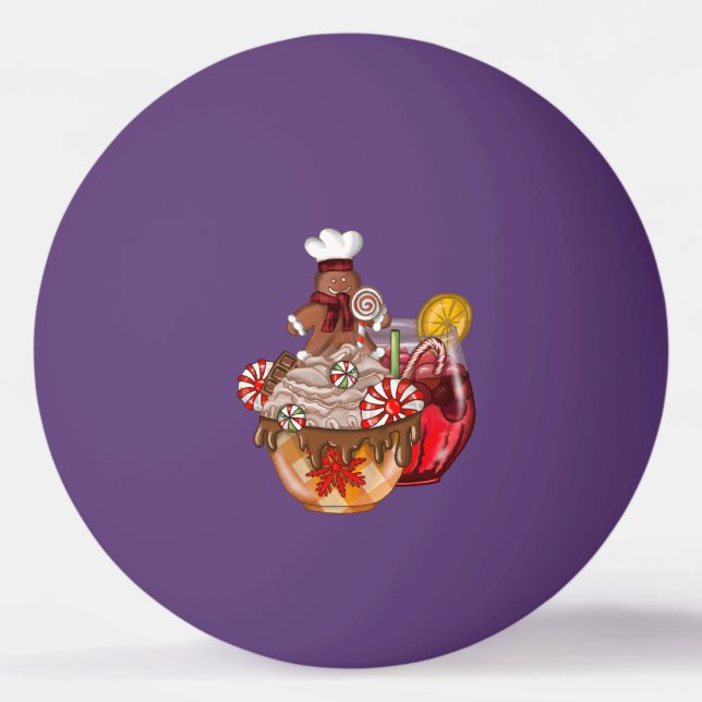 Weihnacht Kaffee Christmas coffee Pingisboll (Framsidan)