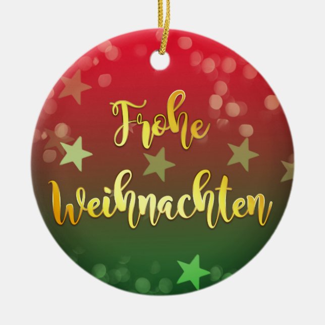 Weihnachten Baumanhänger Keramik Frohe Weihnachten Julgransprydnad Keramik (Framsidan)