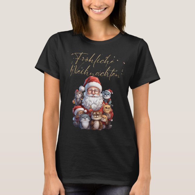 Weihnachten mit unseren Liebsten T Shirt (Framsida)