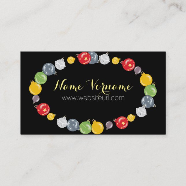 weihnachten visitkort (Framsida)