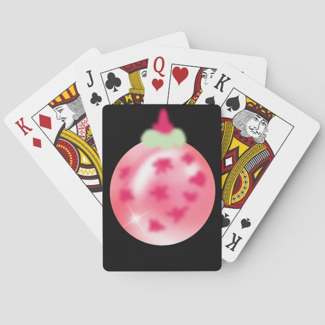 Weihnachten weihnachtskugel  casinokort (Baksidan)