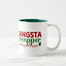 Weihnachtliche Gangsta Wrapper Tasse