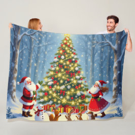 „Weihnachtliche Harmonie“ Fleecefilt