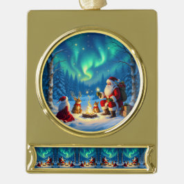 „Weihnachtliche Harmonie“ Guldfärgad Julgransprydnad