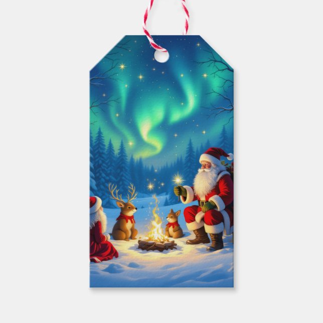 „Weihnachtliche Harmonie“ Presentetikett (Framsidan)