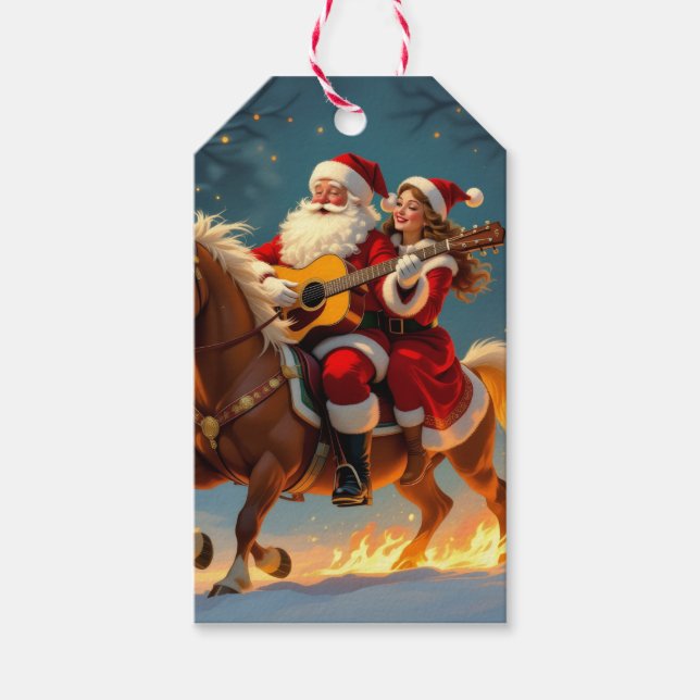 „Weihnachtliche Harmonie“ Presentetikett (Framsidan)