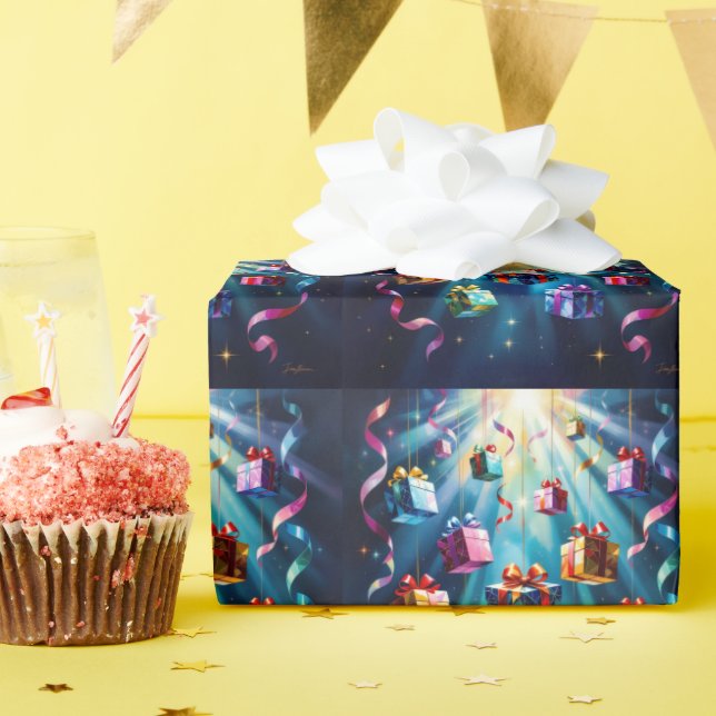 „Weihnachtliche Harmonie“ Presentpapper (Födelsedagsfest)