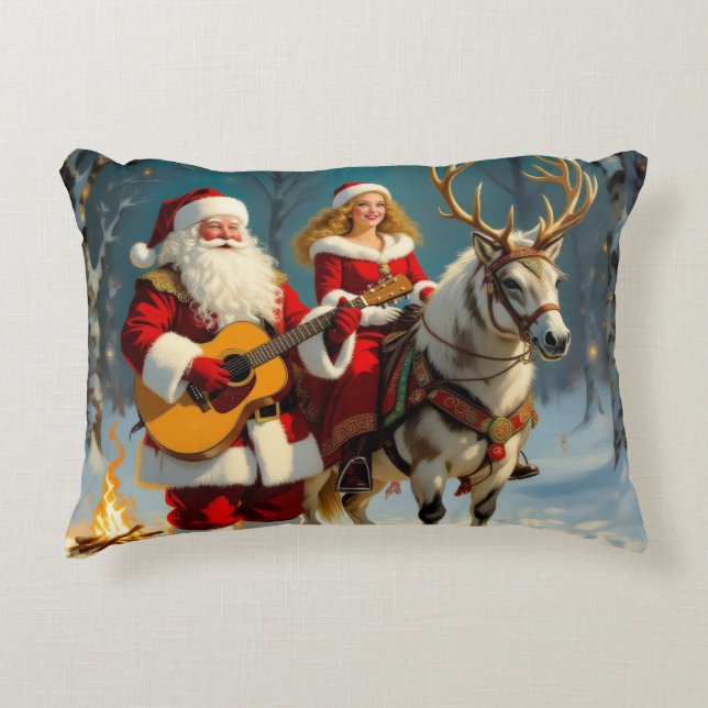 „Weihnachtliche Harmonie“ Prydnadskudde (Framsidan)