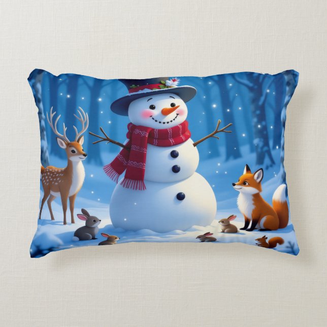 „Weihnachtliche Harmonie“ Prydnadskudde (Framsidan)