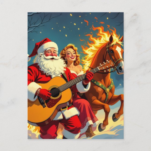 „Weihnachtliche Harmonie“ Vykort (Framsida)