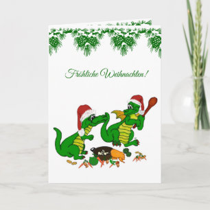 Weihnachts Drachen, auf Deutsch Helgkort