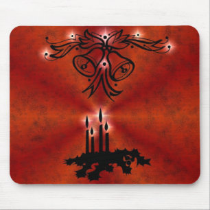 Weihnachts Ornamente mit Sterne auf rot Musmatta