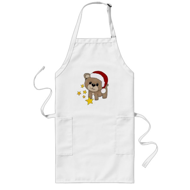 Weihnachtsbär Långt Förkläde (Framsidan)
