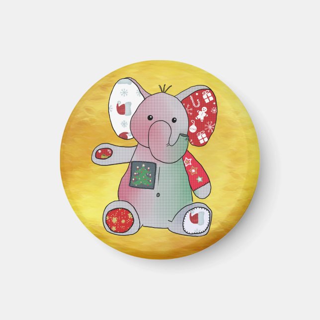 Weihnachtselefant  magnet (Framsidan)